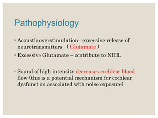 NOISE INDUCED HEARING LOSS ~ Shri.Dr.Ch.Ramanachary Ji, MS ENT | PPTX