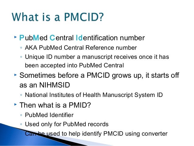 Nih Public Access Policy