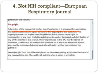 4.  Not  NIH compliant—European Respiratory Journal 