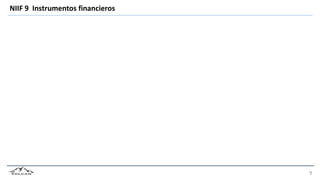 NIIF 9 Instrumentos financieros
 