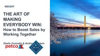 1
THE ART OF
MAKING
EVERYBODY WIN:
How to Boost Sales by
Working Together
Shelly Connelly & Andrew Baldwin
 