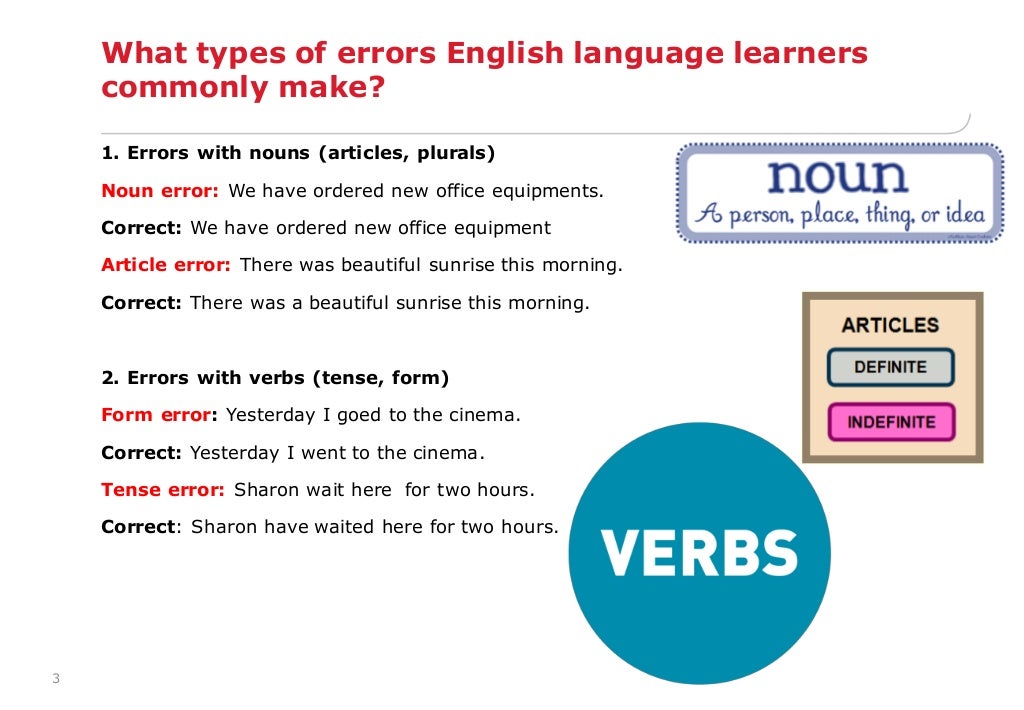 Errors,correcting and feedback