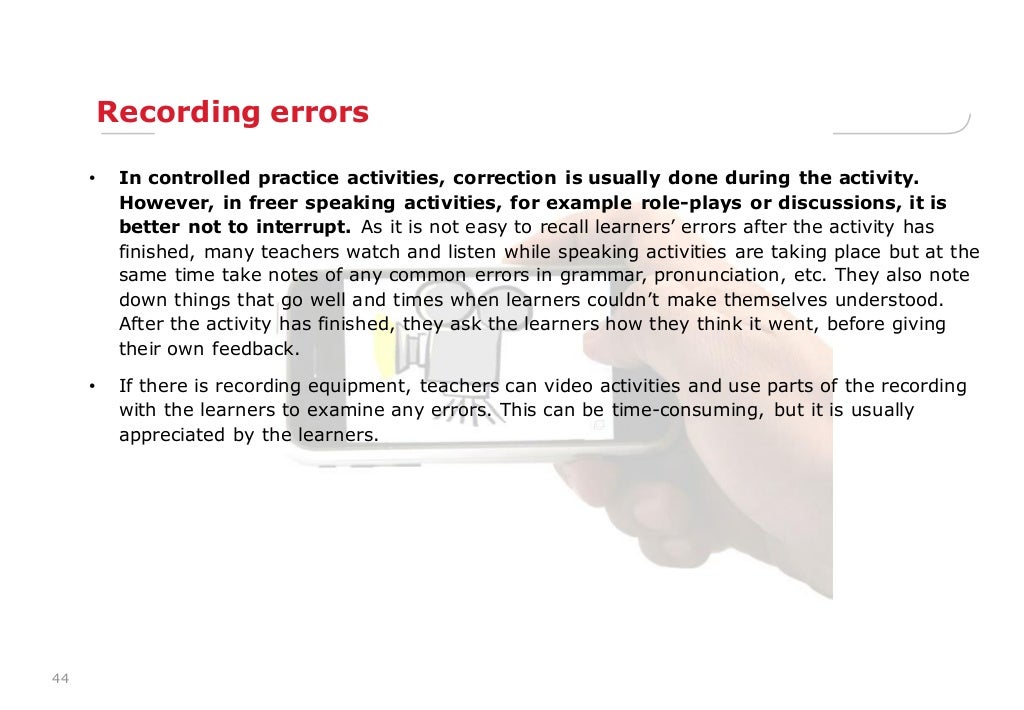 Errors,correcting and feedback