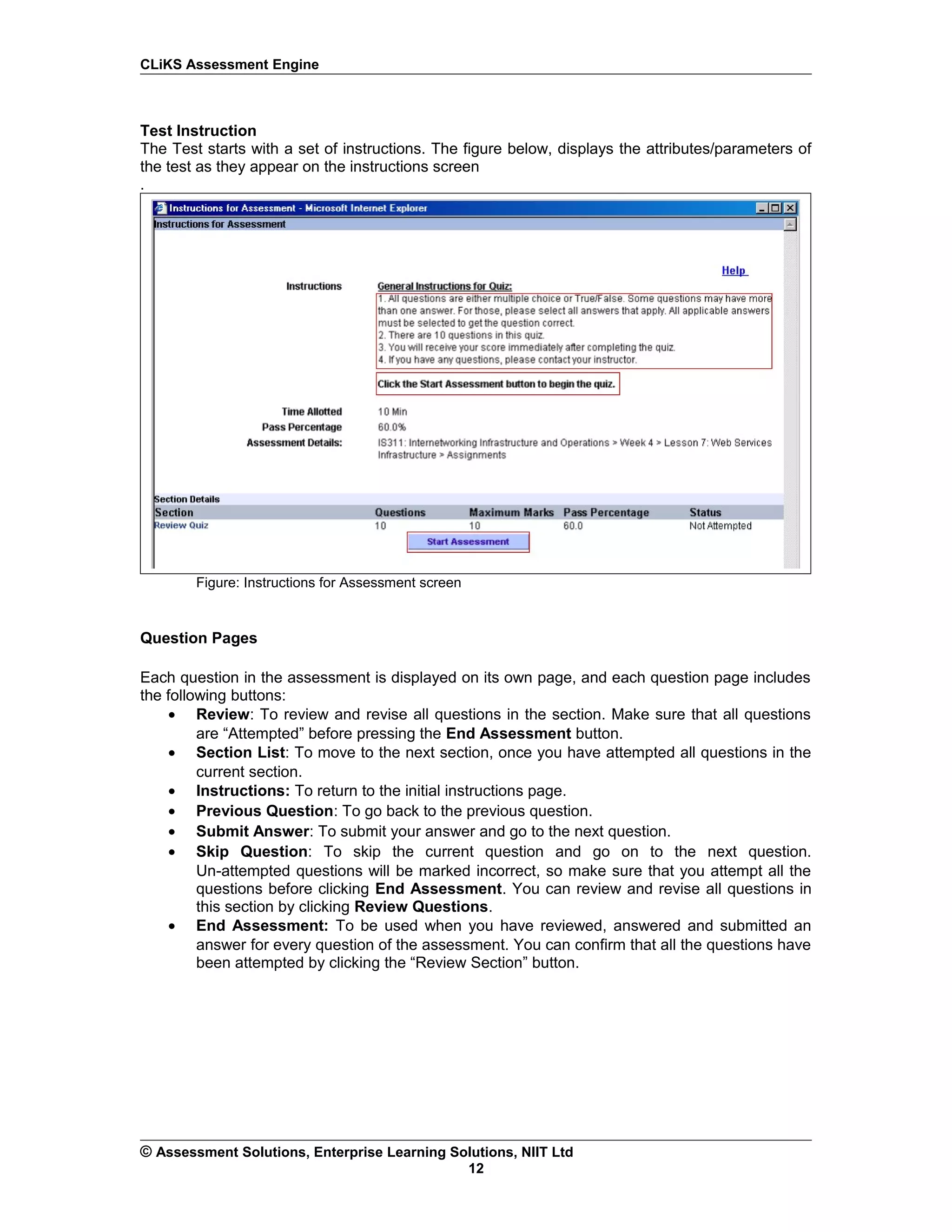 Niit assessment practice white paper oct 07 | DOC