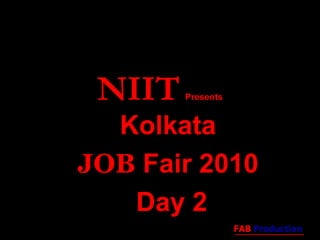 NIITPresents Kolkata  JOBFair 2010 Day 2 
