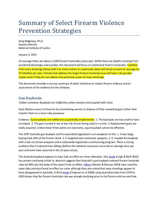 Nij gun-policy-memo