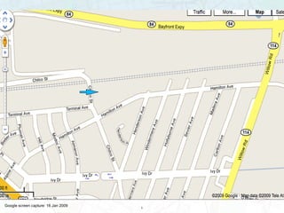 Google screen capture: 16 Jan 2009 