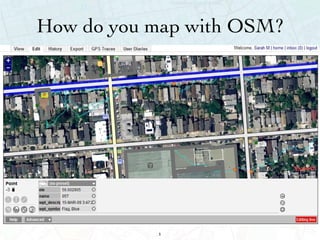 How do you map with OSM? 