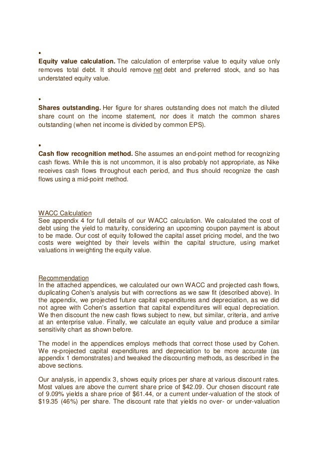 nike preferred stock