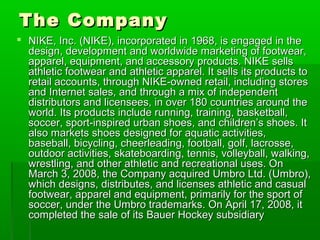 nike incorporated