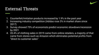 Nike Risks Nike Case Analysis | PPTX