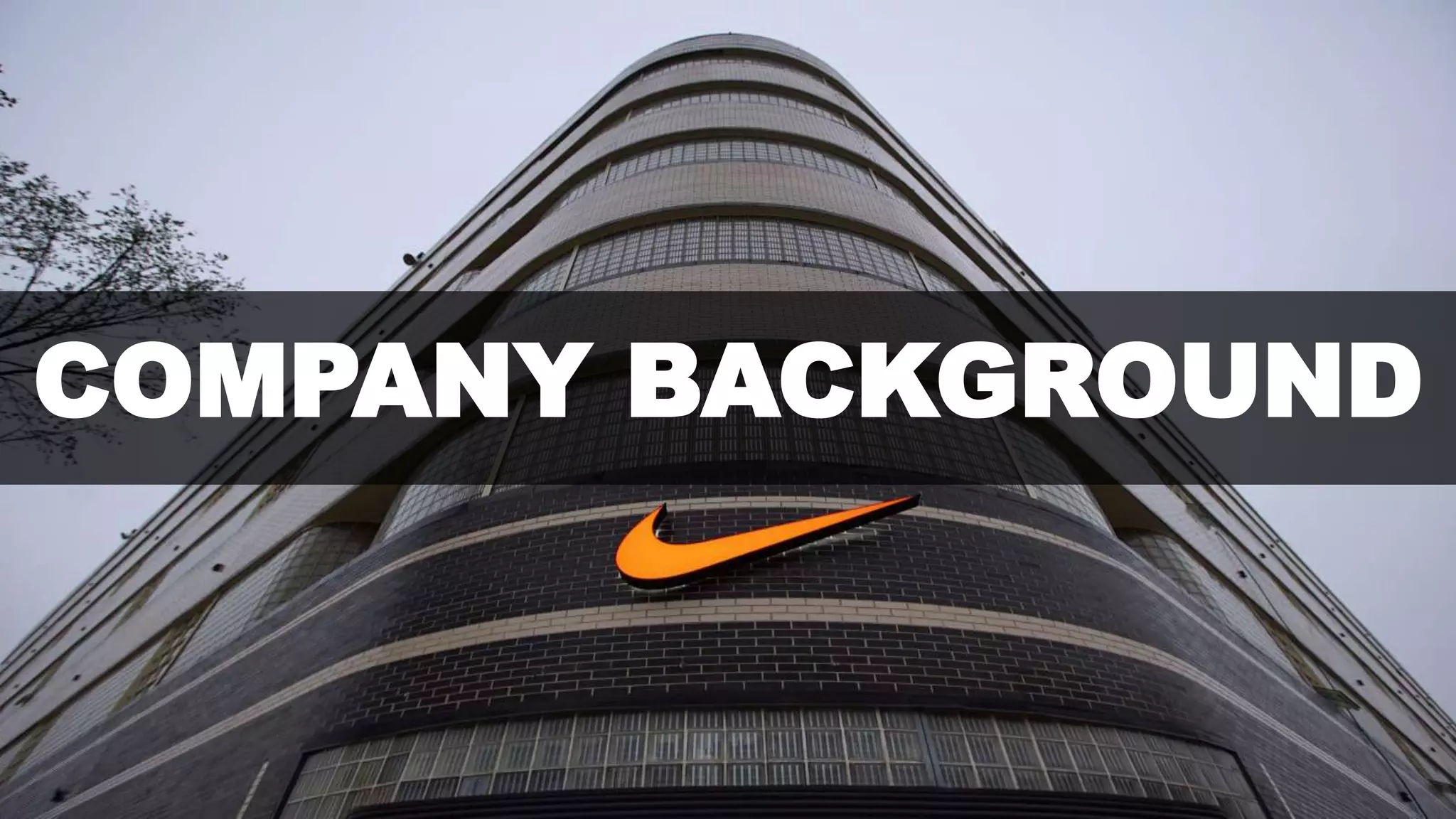 background of nike company