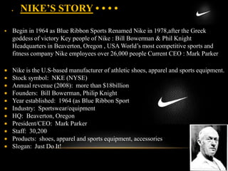 Nike class presentation