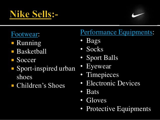 what does nike sell