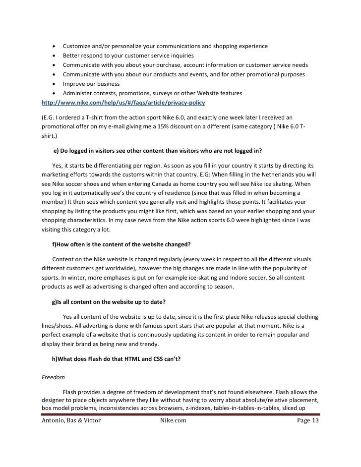 nike website not working