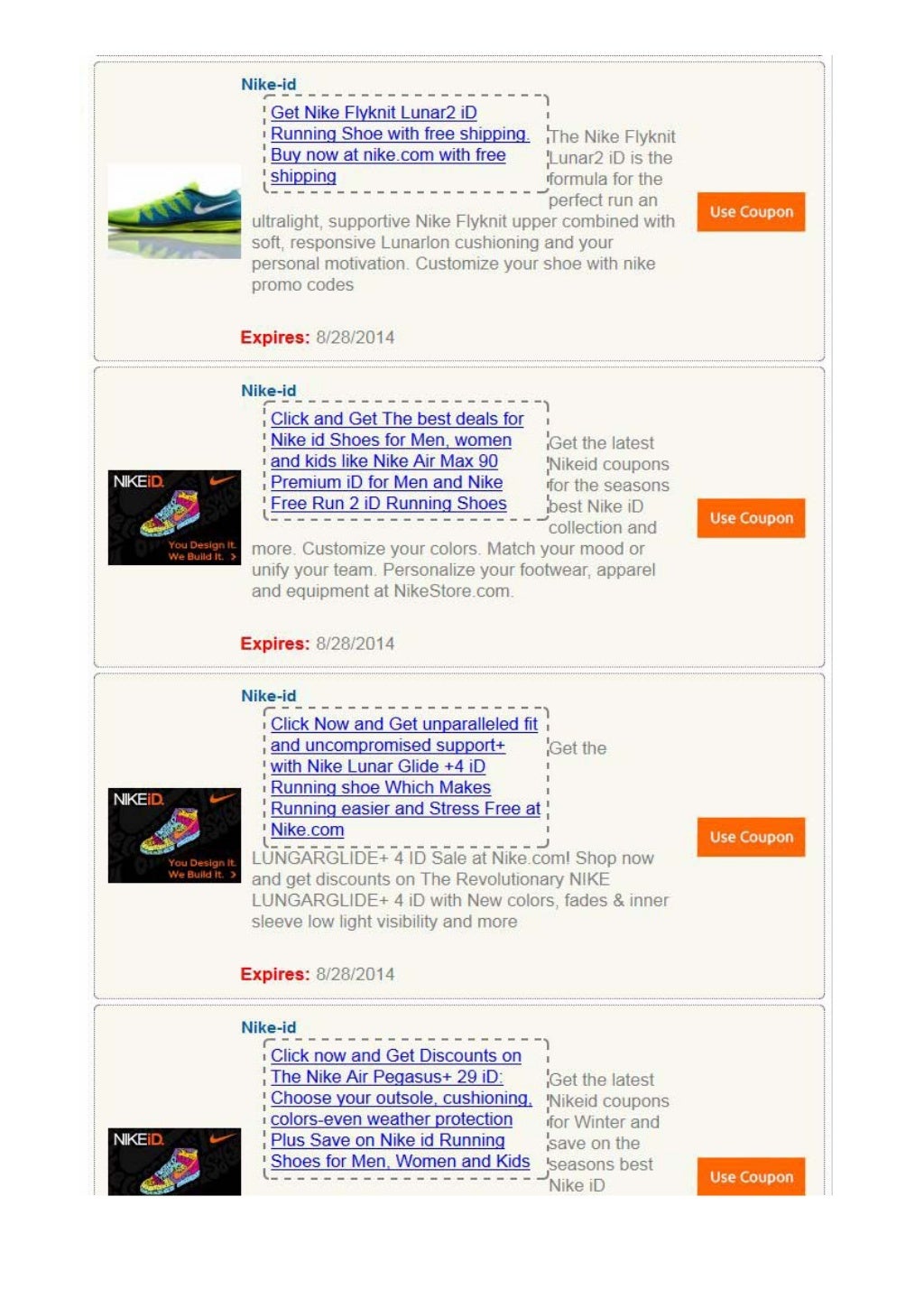 Nike id promo codes