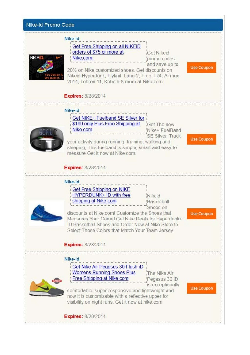 nike id discount code