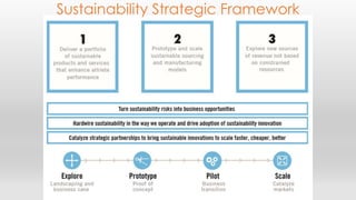 Sustainability Strategic Framework 
 