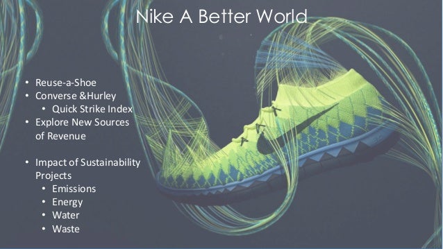 nike and sustainability