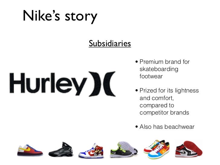 nike subsidiary brands