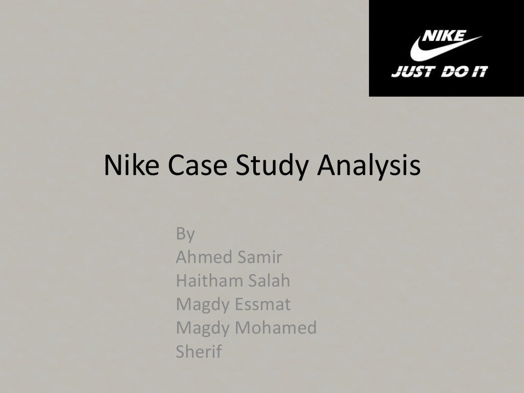 nike sweatshop case study analysis