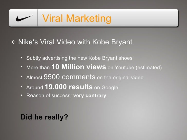nike viral marketing