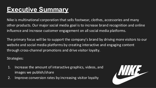 nike company summary