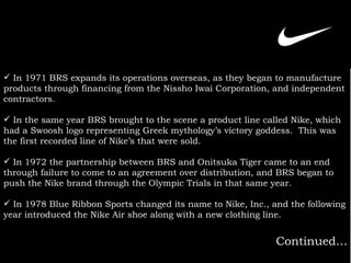 Nike, inc. presentation | PPT