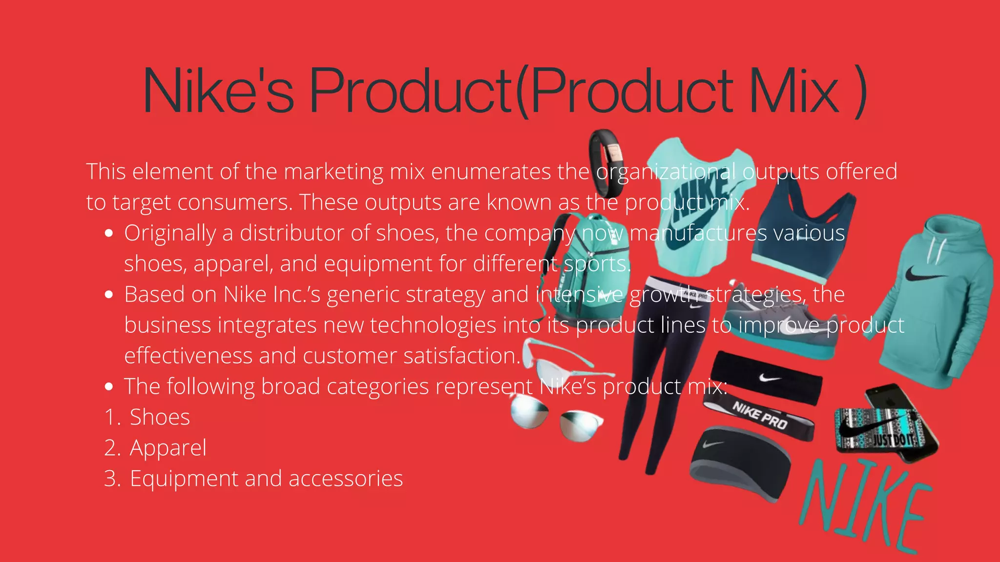 nike product description