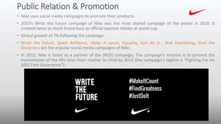 lavanda vocal Empleado Integrated Marketing Communications at Nike
