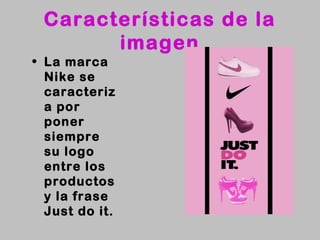 Descripcion cheap de nike