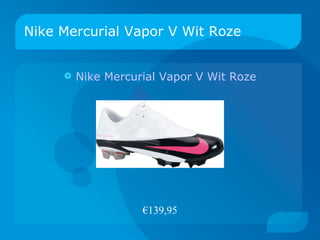 nike mercurial zwart wit