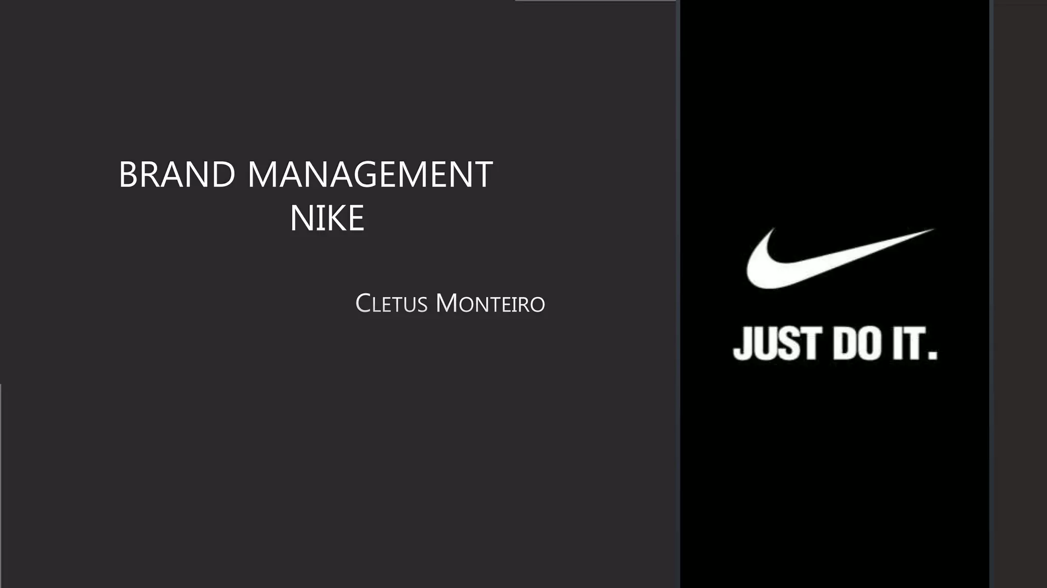 nike brand management