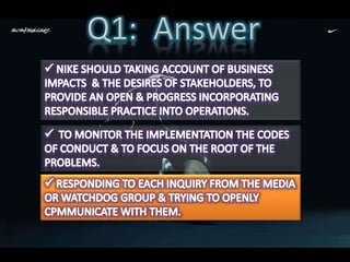   TO MONITOR THE IMPLEMENTATION THE CODES OF CONDUCT & TO FOCUS ON THE ROOT OF THE PROBLEMS.