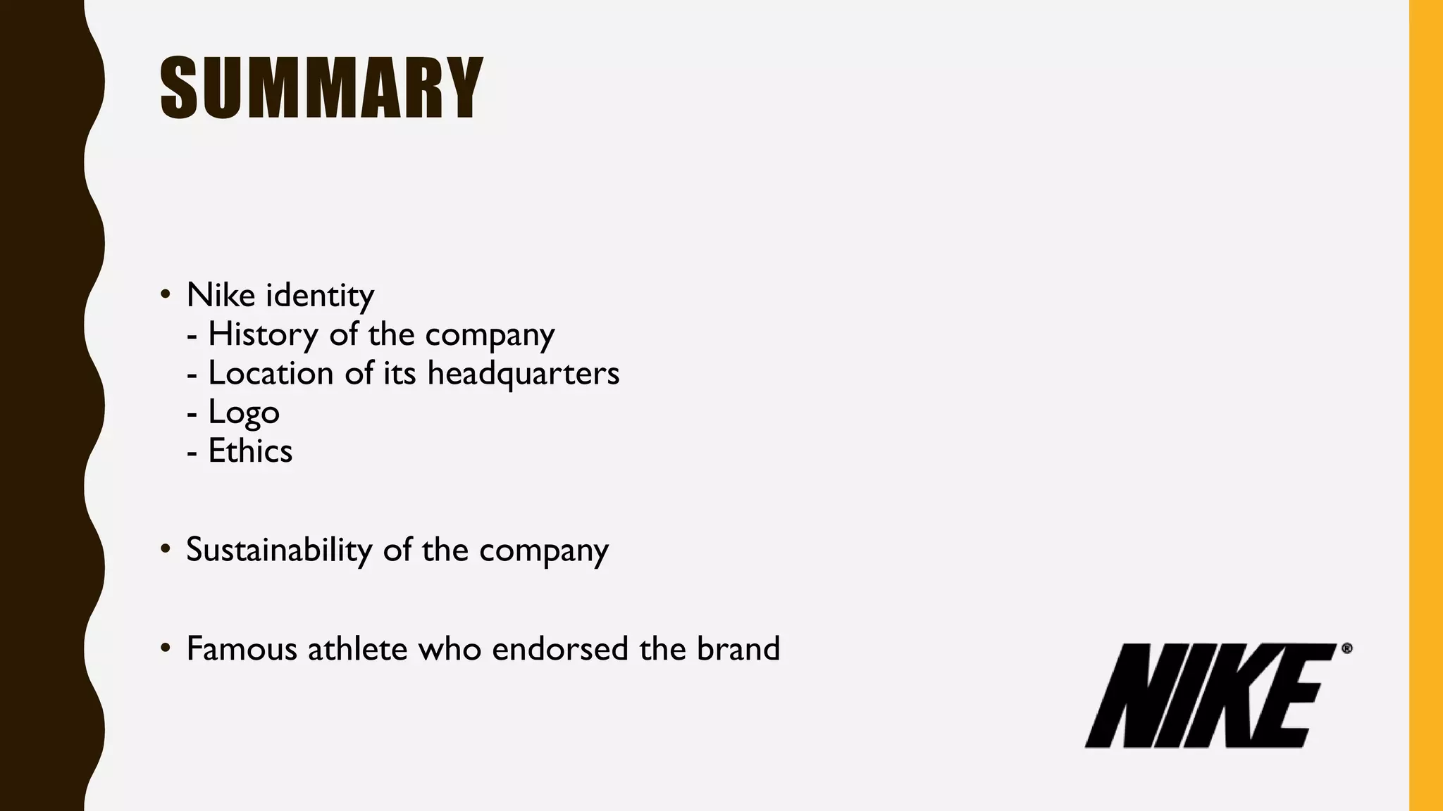 is nike a company or brand