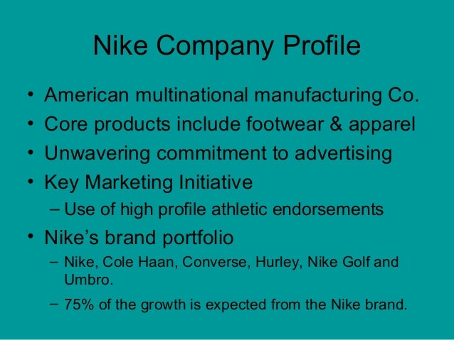 description of nike company