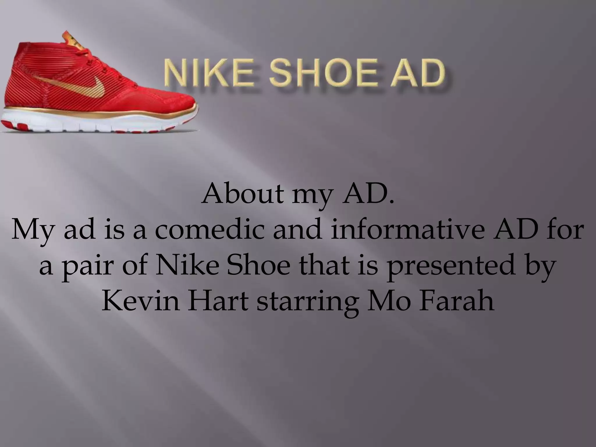 nike shoe advert