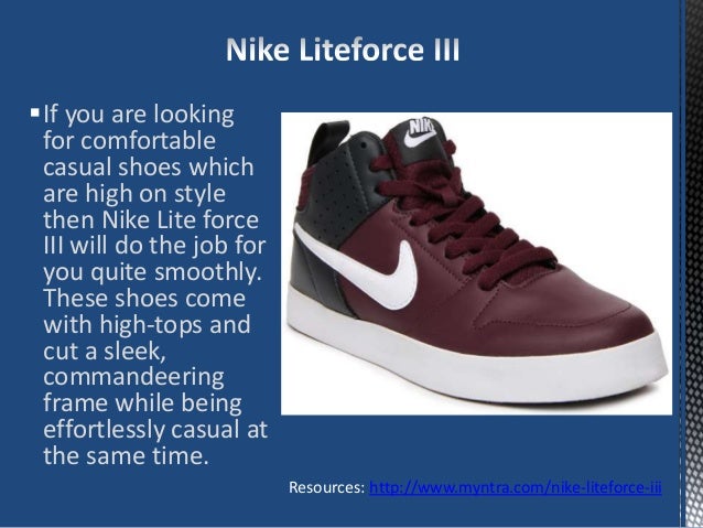 nike liteforce iii myntra