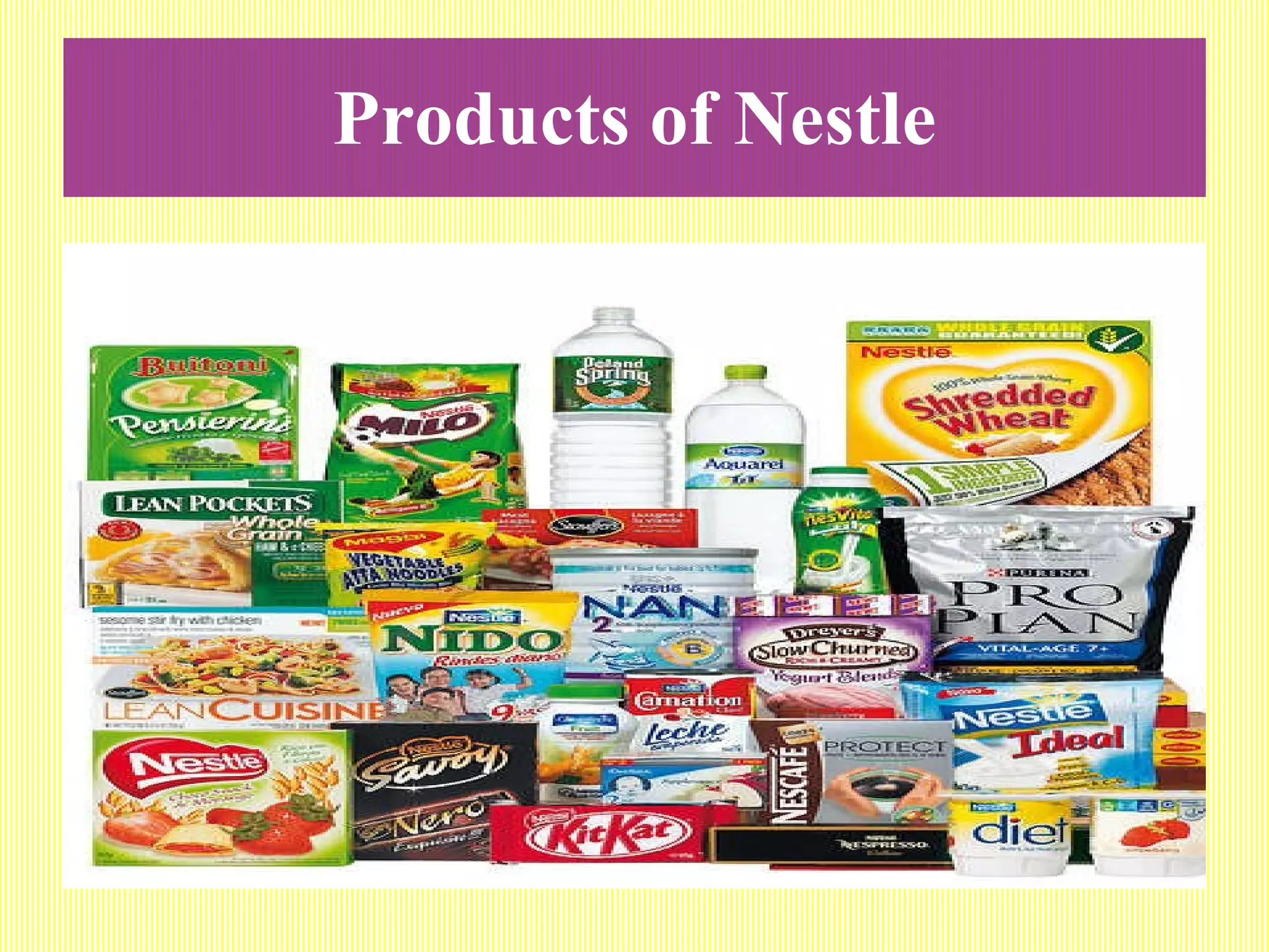 Products of Nestle 