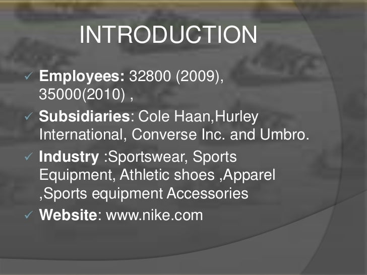 nike finance manager