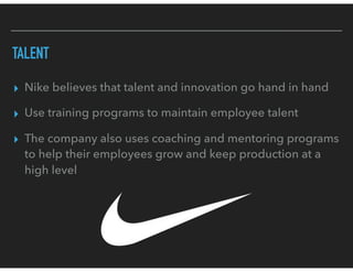 forholdet ærme trekant Nike's Organizational Culture- Rodisel