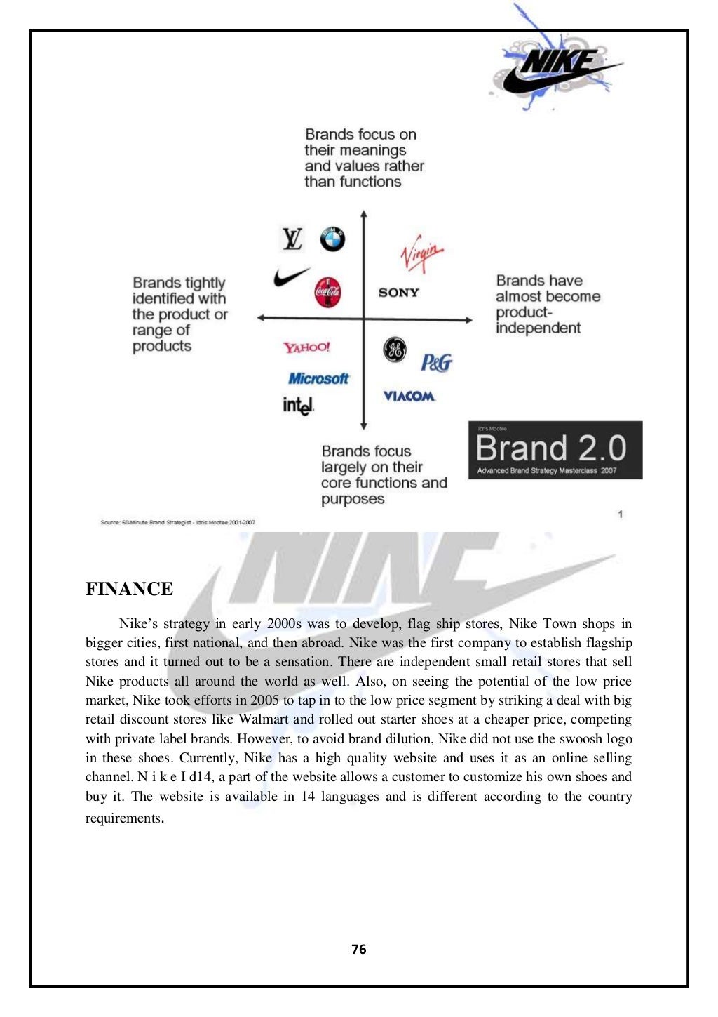 Nike strategic management