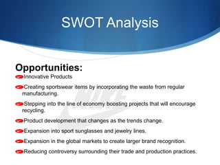 Integral Suministro Idear Nike SWOT Analysis