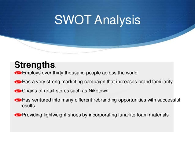 Nike SWOT Analysis