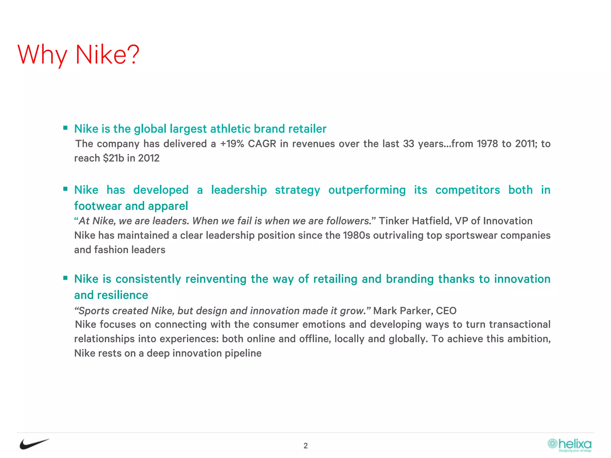 is nike the largest athletic company