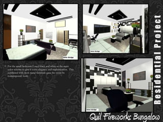 False Ceiling- Restroom and Dressing Room LayoutThis geometrical design theme was carried forth to the false ceiling design as well.  I created multiple levels of false ceiling, illuminating each step with cove lighting.  Indirect lighting as well as focused lighting was also used on the furniture to keep with the contemporary style, as well as give the rooms a warm feeling.Residential ProjectFalse Ceiling Workin ProgressFalse Ceiling- Master Bedroom Layout