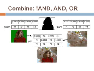 Combine: !AND, AND, OR

 