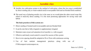 Resource conservation technologies for enhancing water productivity in ...