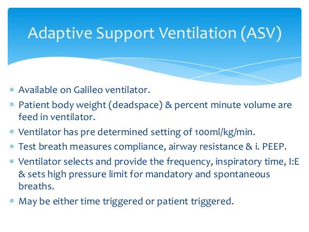 modes of ventilation