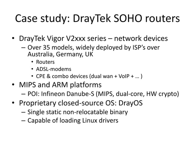 Nikita Abdullin - Reverse-engineering of embedded MIPS devices. Case ...